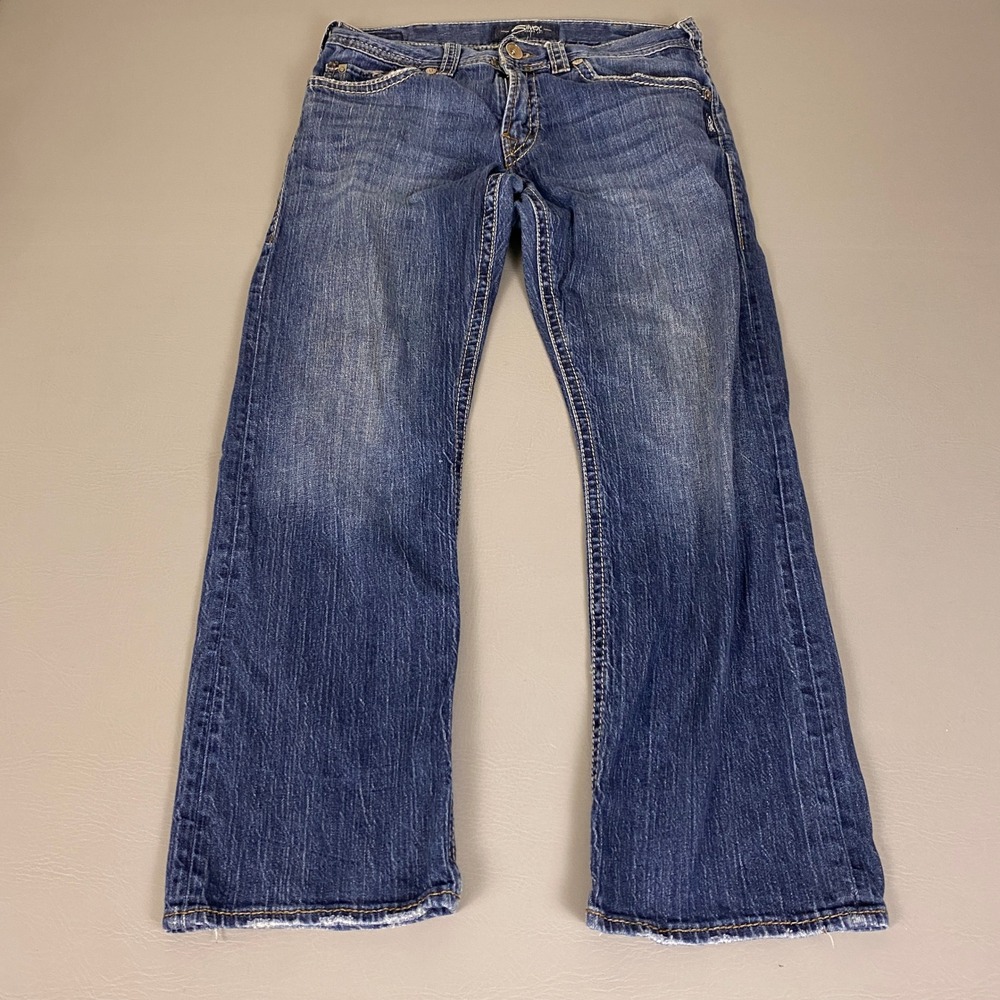 Silver Jeans Co Zac‎ Relaxed Straight Jeans Men's Size 32x30 Blue Denim